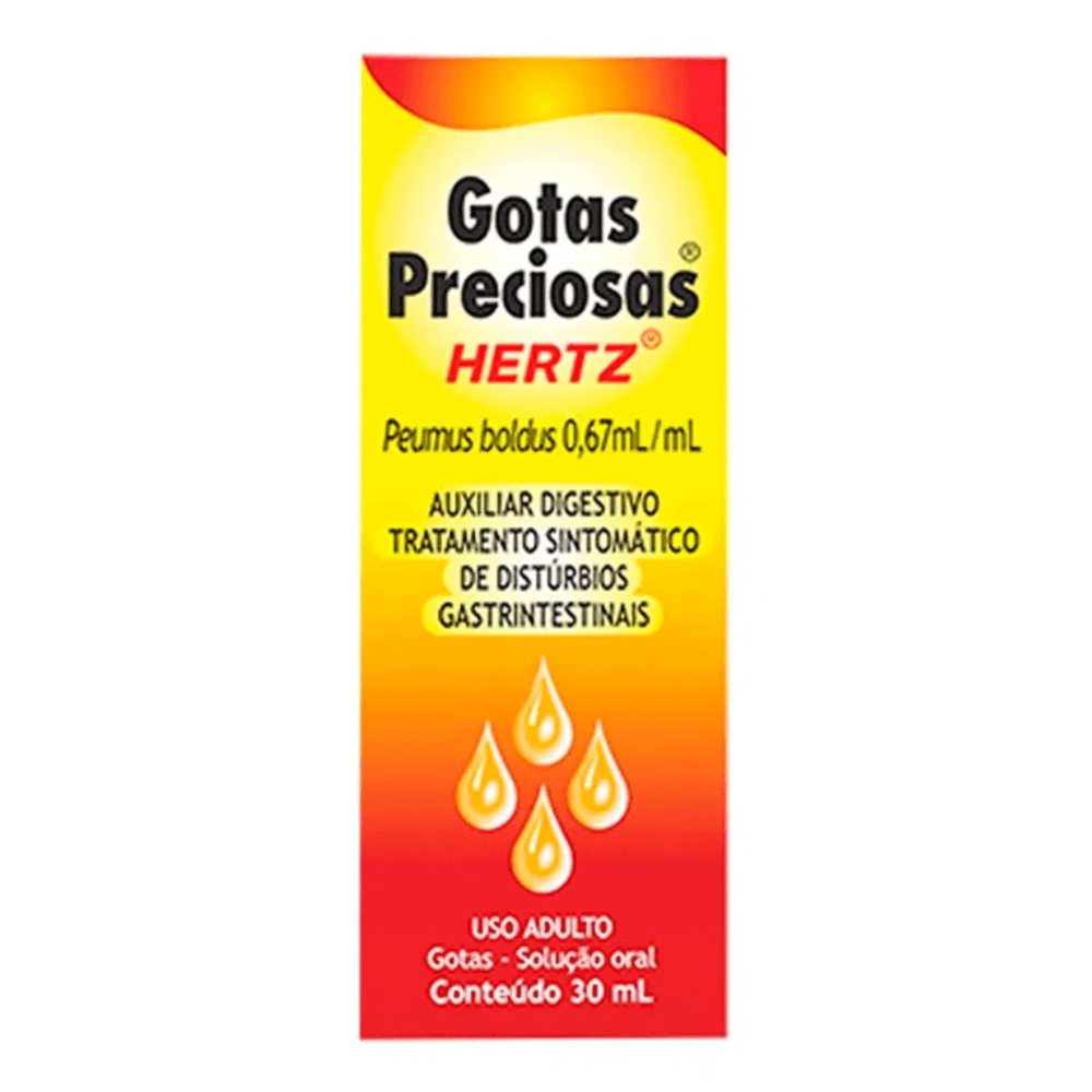 Gotas Preciosas Hertz Solução 30Ml